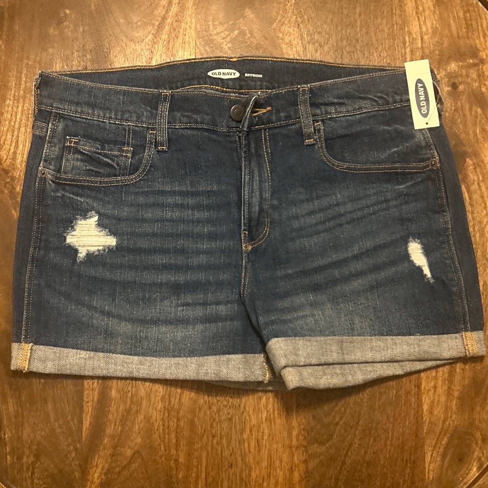Old Navy Women's Dark Blue Jean Shorts